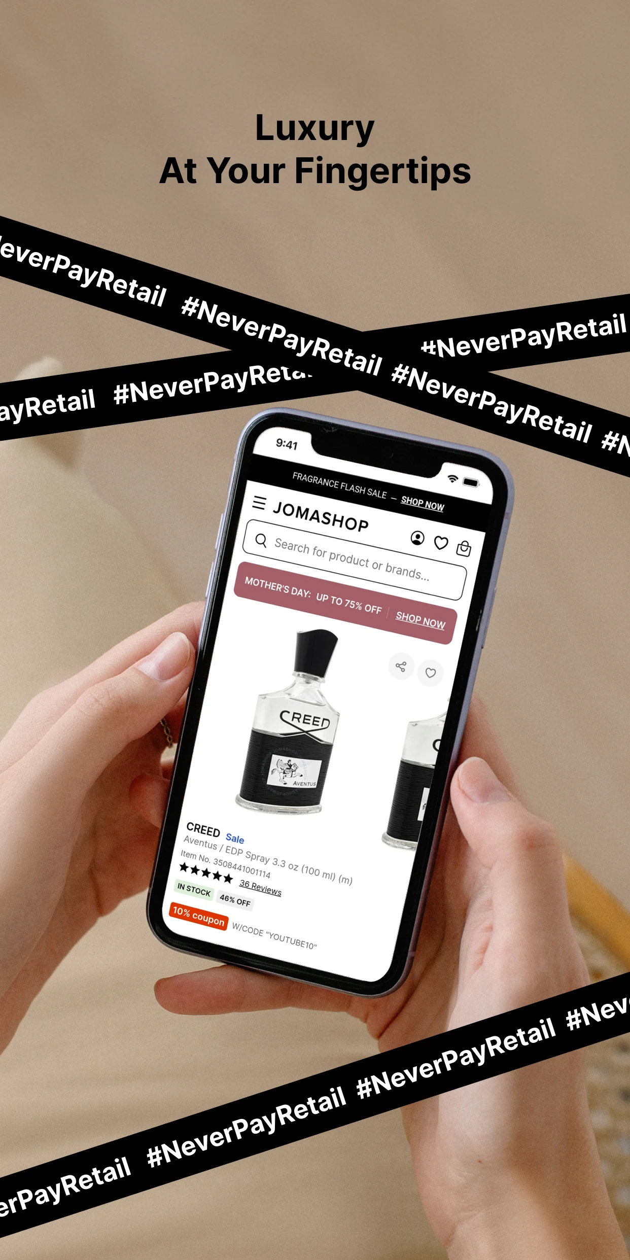Jomashop - Shop Luxury Fashion screenshot